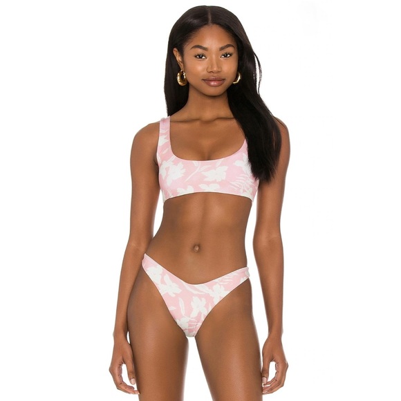 L*Space Paradise Blooms Bikini Set, Lizzie Top & Cabana Bottom, NWT - Picture 3 of 16